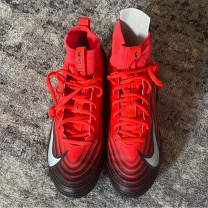 Nike Red and Black Football cleats